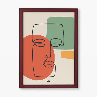 Noblewoman Abstraction Art-Poster