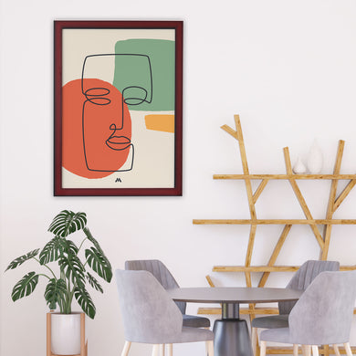 Noblewoman Abstraction Art-Poster