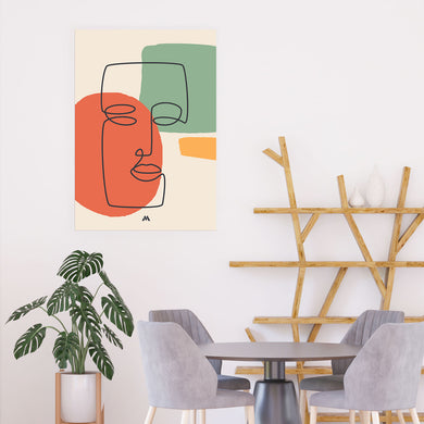 Noblewoman Abstraction Art-Poster