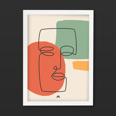 Noblewoman Abstraction Art-Poster