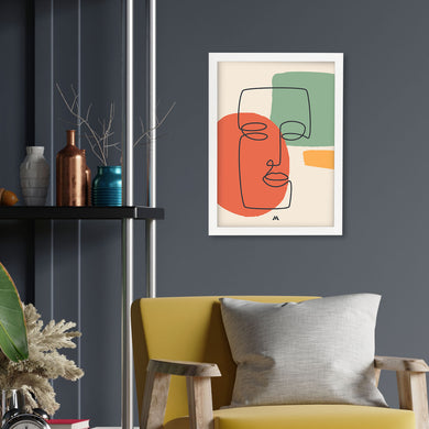 Noblewoman Abstraction Art-Poster