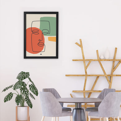 Noblewoman Abstraction Art-Poster