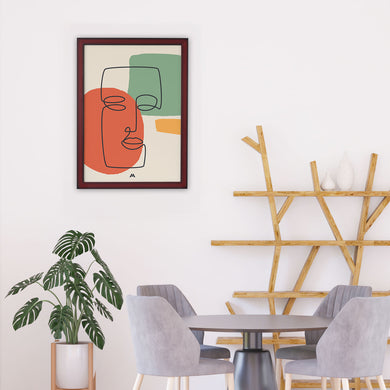 Noblewoman Abstraction Art-Poster