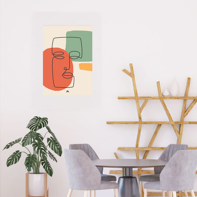 Noblewoman Abstraction Art-Poster