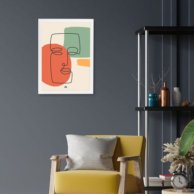 Noblewoman Abstraction Art-Poster