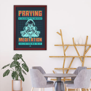 Talking to the Universe Pixel Art Art-Poster