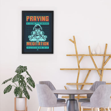 Talking to the Universe Pixel Art Art-Poster