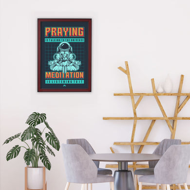 Talking to the Universe Pixel Art Art-Poster