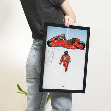 Akira - Kaneda's Bike Art-Poster