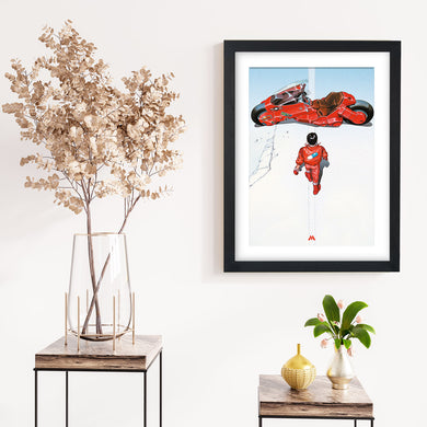 Akira - Kaneda's Bike Art-Poster