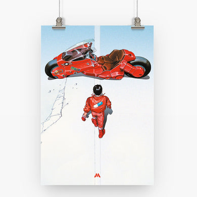 Akira - Kaneda's Bike Art-Poster