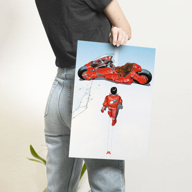 Akira - Kaneda's Bike Art-Poster