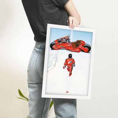 Akira - Kaneda's Bike Art-Poster