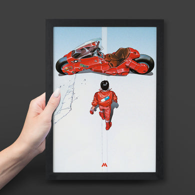 Akira - Kaneda's Bike Art-Poster
