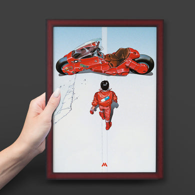 Akira - Kaneda's Bike Art-Poster