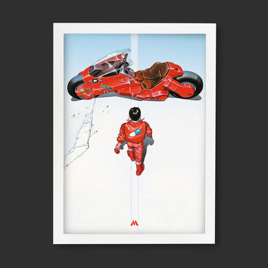 Akira - Kaneda's Bike Art-Poster