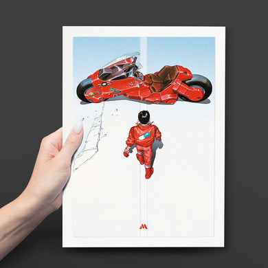 Akira - Kaneda's Bike Art-Poster