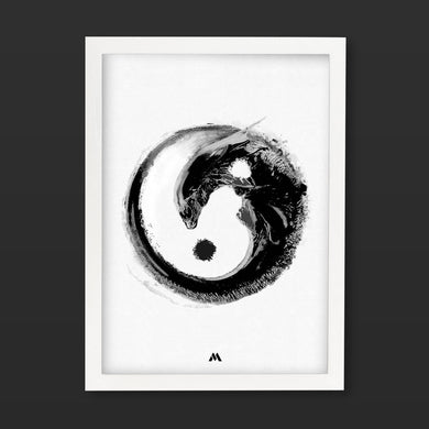 Alien - Yin and Yang Art-Poster