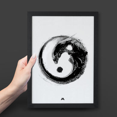 Alien - Yin and Yang Art-Poster