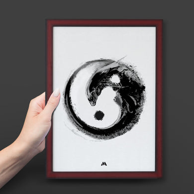 Alien - Yin and Yang Art-Poster