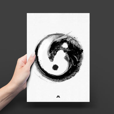 Alien - Yin and Yang Art-Poster