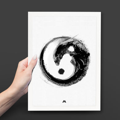 Alien - Yin and Yang Art-Poster