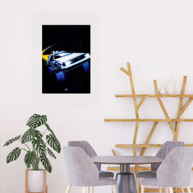 Back to the Future FluxMobile Art-Poster
