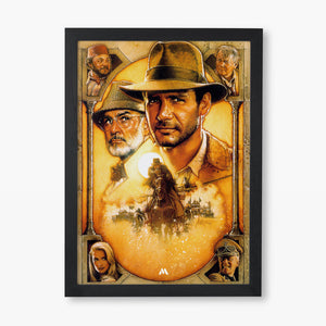 Indiana Jones and the Last Crusade Art Poster