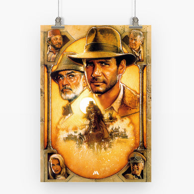 Indiana Jones and the Last Crusade Art-Poster