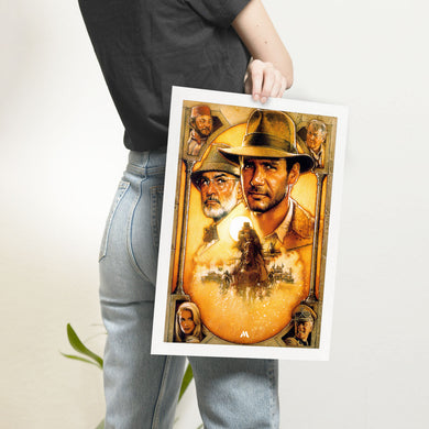 Indiana Jones and the Last Crusade Art-Poster