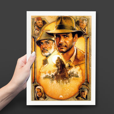 Indiana Jones and the Last Crusade Art-Poster