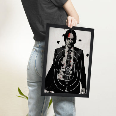 John Wick - Focus, Commitment and Sheer Will Art-Poster