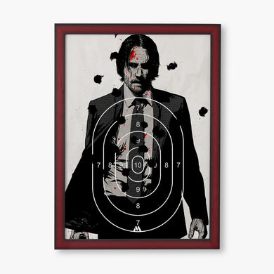 John Wick - Focus, Commitment and Sheer Will Art-Poster