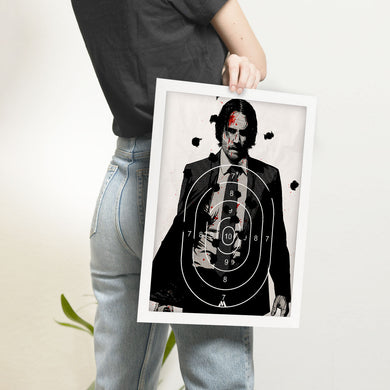 John Wick - Focus, Commitment and Sheer Will Art-Poster