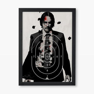 John Wick - Focus, Commitment and Sheer Will Art-Poster