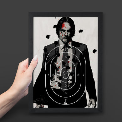 John Wick - Focus, Commitment and Sheer Will Art-Poster