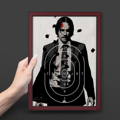 John Wick - Focus, Commitment and Sheer Will Art-Poster