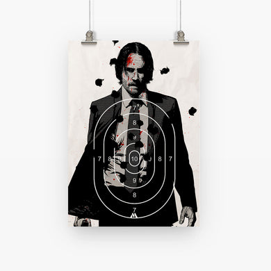 John Wick - Focus, Commitment and Sheer Will Art-Poster