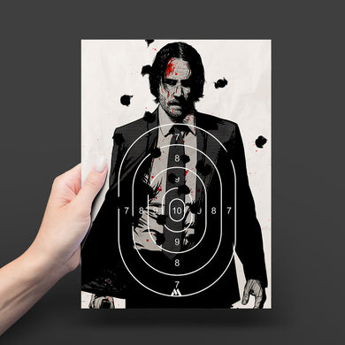 John Wick - Focus, Commitment and Sheer Will Art-Poster