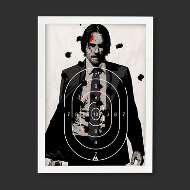 John Wick - Focus, Commitment and Sheer Will Art-Poster