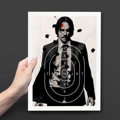 John Wick - Focus, Commitment and Sheer Will Art-Poster