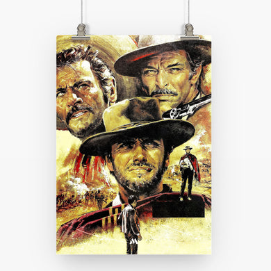 The Good The Bad The Ugly Art-Poster