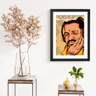 Ilaiyaraaja-Spotify Playlist [WDE] Art-Poster