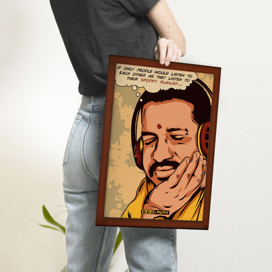 Ilaiyaraaja-Spotify Playlist [WDE] Art-Poster