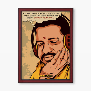 Ilaiyaraaja-Spotify Playlist [WDE] Art-Poster
