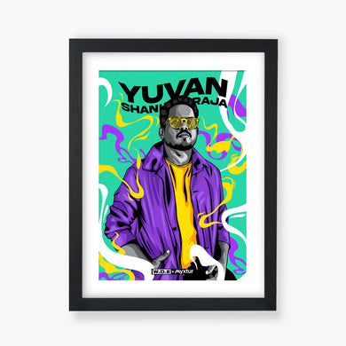 Yuvan Shankar Raja Psychedelic Tribute [WDE] Art-Poster
