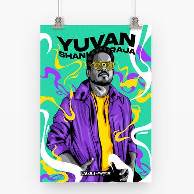 Yuvan Shankar Raja Psychedelic Tribute [WDE] Art-Poster