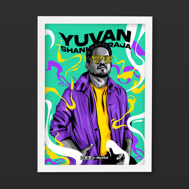 Yuvan Shankar Raja Psychedelic Tribute [WDE] Art-Poster