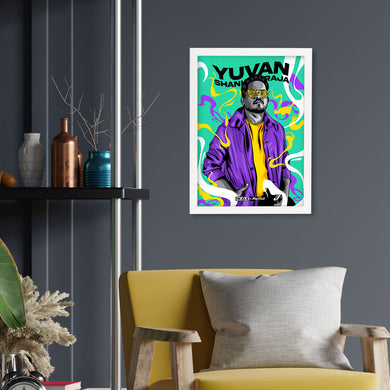 Yuvan Shankar Raja Psychedelic Tribute [WDE] Art-Poster