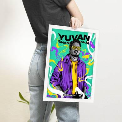 Yuvan Shankar Raja Psychedelic Tribute [WDE] Art Poster